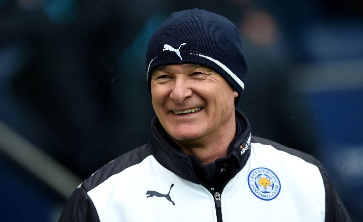 Manager Claudio Ranieri of Leicester City is all smiles prior to the Premier League match between Manchester City and Leicester City at the Etihad Stadium on February 6, 2016 in Manchester, England.
