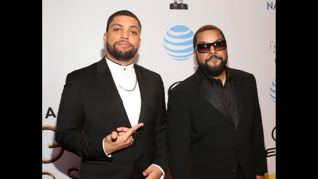 O'Shea Jackson Jr. and Ice Cube.