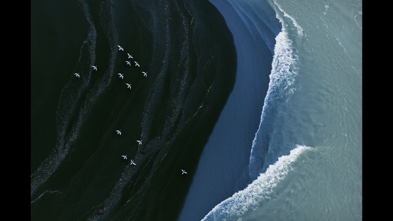 Zack Seckler's aerial photos of Iceland were taken aboard an ultra-light aircraft in November.