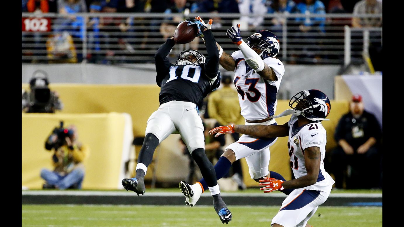 Panthers wide receiver Corey Brown makes a 42-yard catch in the third quarter.