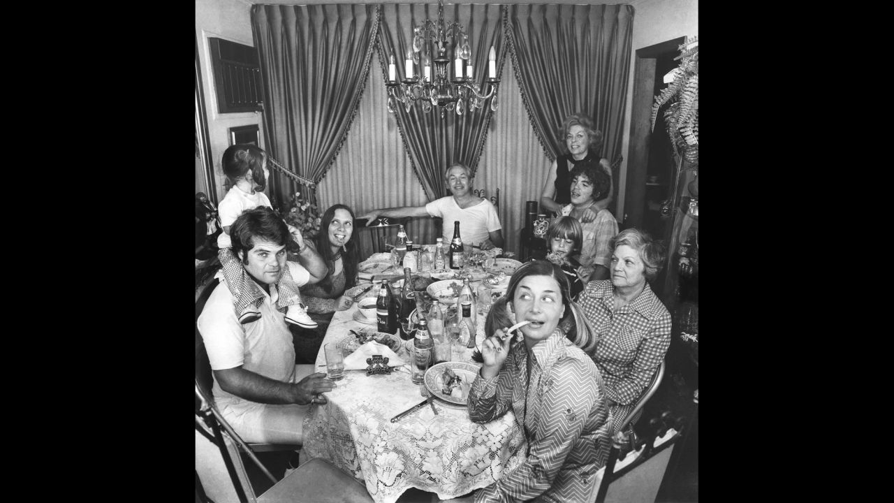 Meisler's relatives celebrate Rosh Hashanah, the Jewish New Year, in September 1974.