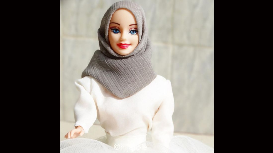 Have you met Barbie's hijab-wearing Muslim cousin, Hijarbie? She's an alternative role model for young girls, created by Nigerian medical student Haneefa Adam.