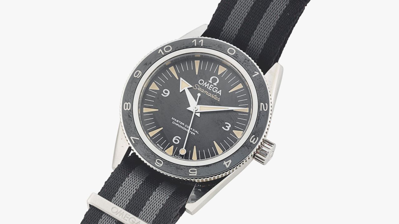 An Omega Seamaster 300 worn by James Bond in the film "Spectre."