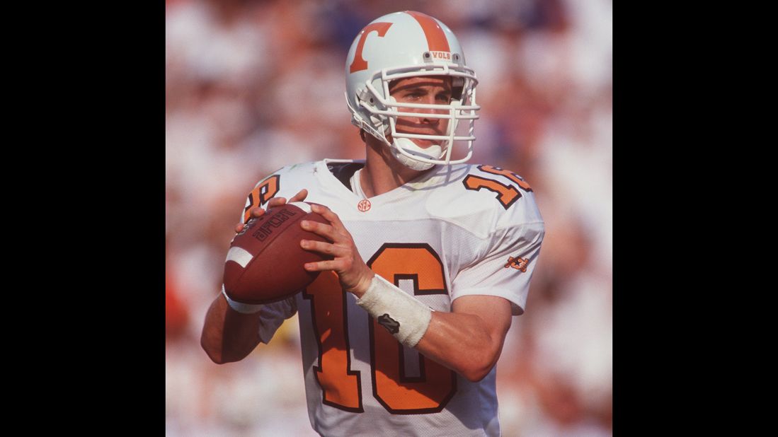 Before entering the NFL, Manning played four years at the University of Tennessee and was a consensus All-American in 1997. He still holds many of the school's passing records.