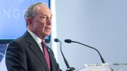 Former New York City Mayor Michael Bloomberg attends the "Genesis Generation Challenge" at Bloomberg Philanthropies on April 28, 2015 in New York City.