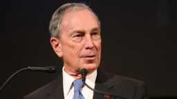 Former Mayor of New York City, Michael Bloomberg, speaks at the "Not One More" Event at Urban Zen on February 10, 2015 in New York City. 