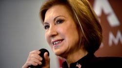 MANCHESTER, NH - FEBRUARY 8: Republican Presidential candidate Carly Fiorina holds "Coffee With Carly" at Blake's Restaurant February 8, 2016 in Manchester, New Hampshire. (Photo by Darren McCollester/Getty Images)