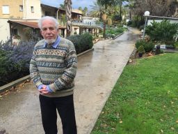 Albert Ely, 79, has been a kibbutznik for almost 60 years. In 1963, he was in charge of the American and French volunteers -- a group that would have included Bernie Sanders.