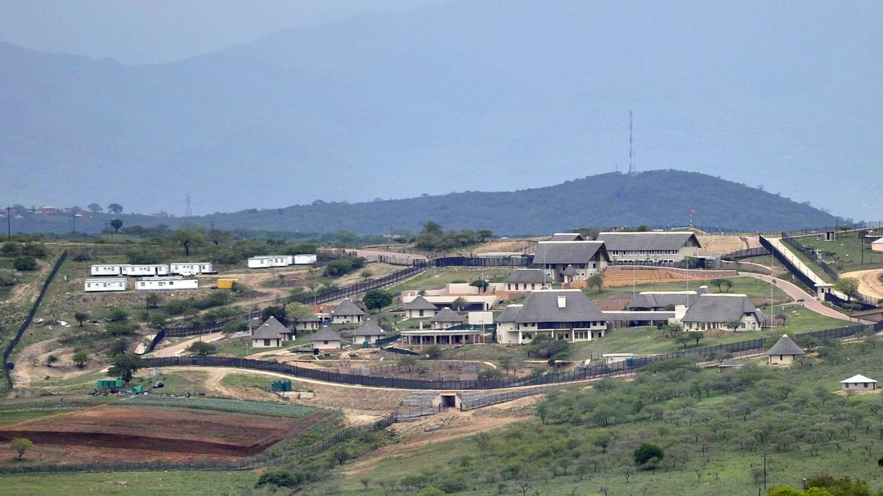 Jacob Zuma's private residence in Nkandla, South Africa