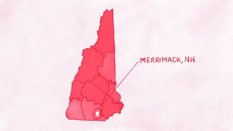 merrimack nh map