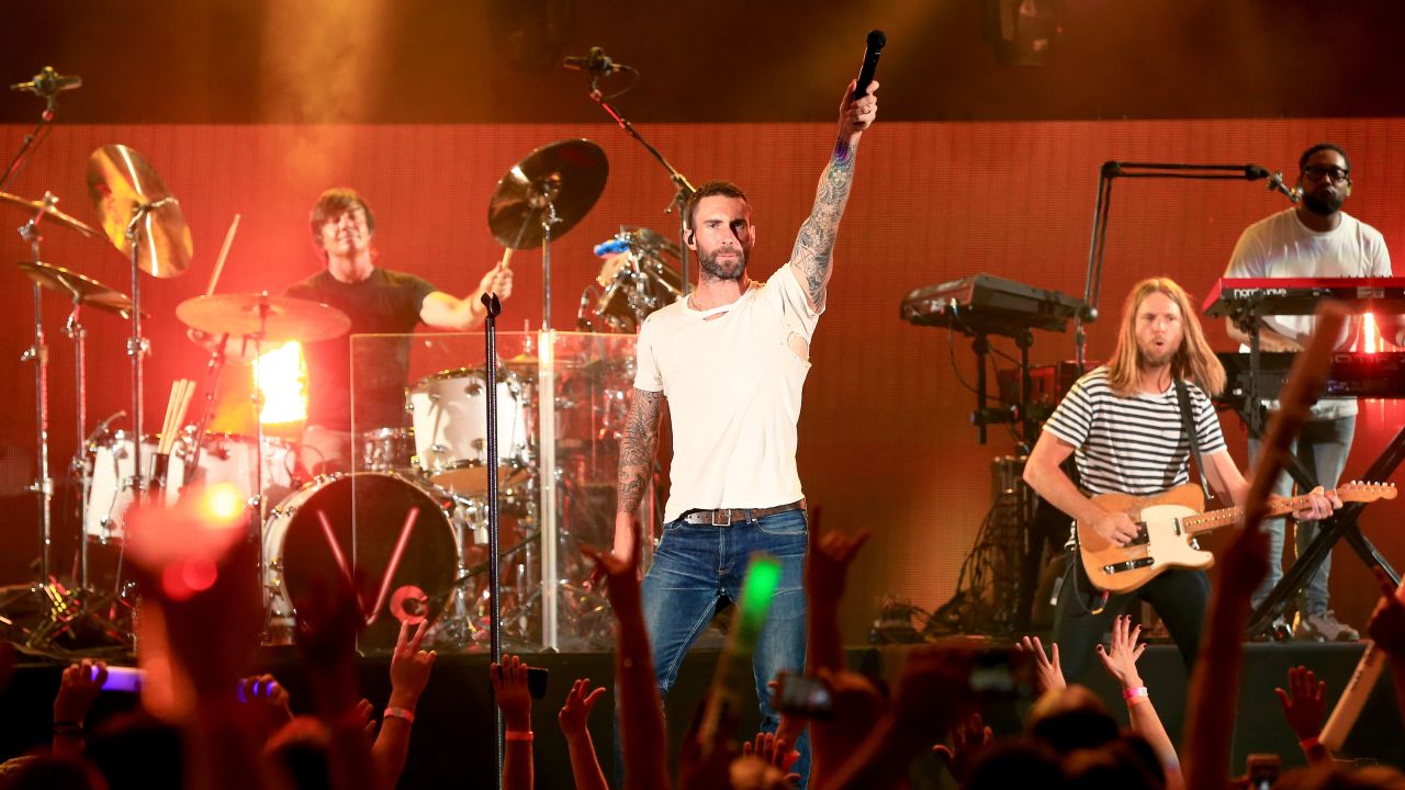 The Los Angeles group <strong>Maroon 5's</strong> album "Songs About Jane" went platinum in 2004. The next year, the band beat out rapper Kanye West to win the Grammy for best new artist. The group released its fifth album in 2014. Lead singer Adam Levine is a judge on NBC's "The Voice."