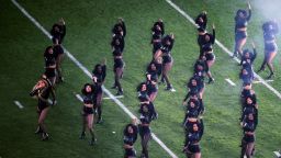 It seemed like a blast from the past - black leather jackets, afros and leather jackets.  Beyonce staged a dance tribute to the Black Panthers during  Super Bowl 50 Halftime Show on February 7, 2016 in Santa Clara, California.  (Photo by Harry How/Getty Images)