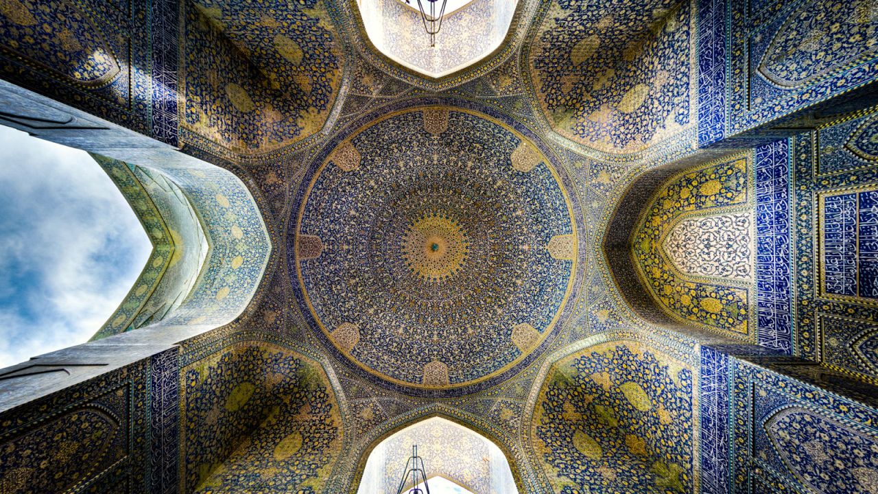 "The ceiling of this place is like none other," says Ganji. "One of the most exquisite works of architecture, it's hard to look away."