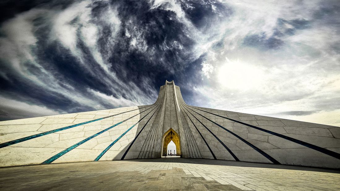 Built in 1971, the Azadi tower marks the 2,500th anniversary of the Persian Empire. "I like this tower for its unique architecture," says Ganji.