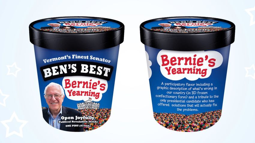 Ben & Jerry's co-founder Ben Cohen decided to whip up a small batch of ice cream in honor of his favorite presidential candidate, Bernie Sanders.