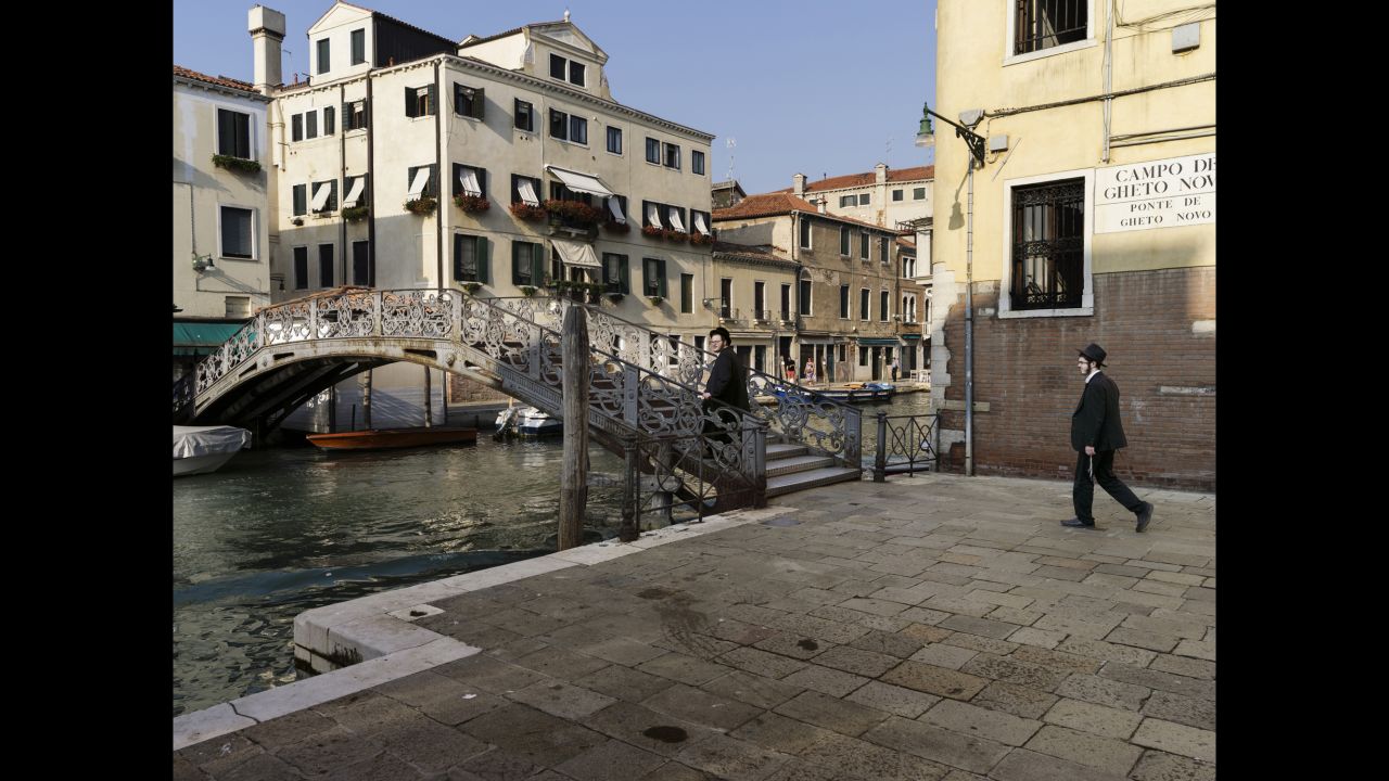 "It was summer in Venice, and the place was fairly deserted and quiet," Gafic said of his photo shoot.