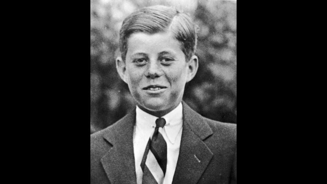 Kennedy survived myriad health problems as a child, including scarlet fever. In this 1927 photo, JFK -- known as "Jack" -- is 10 years old.