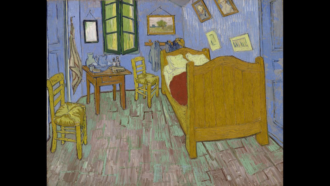 "The Bedroom," painted in 1889 by Vincent Van Gogh, is part of The Art Institute of Chicago's collection. A new exhibit at the museum also features two additional paintings of the room.