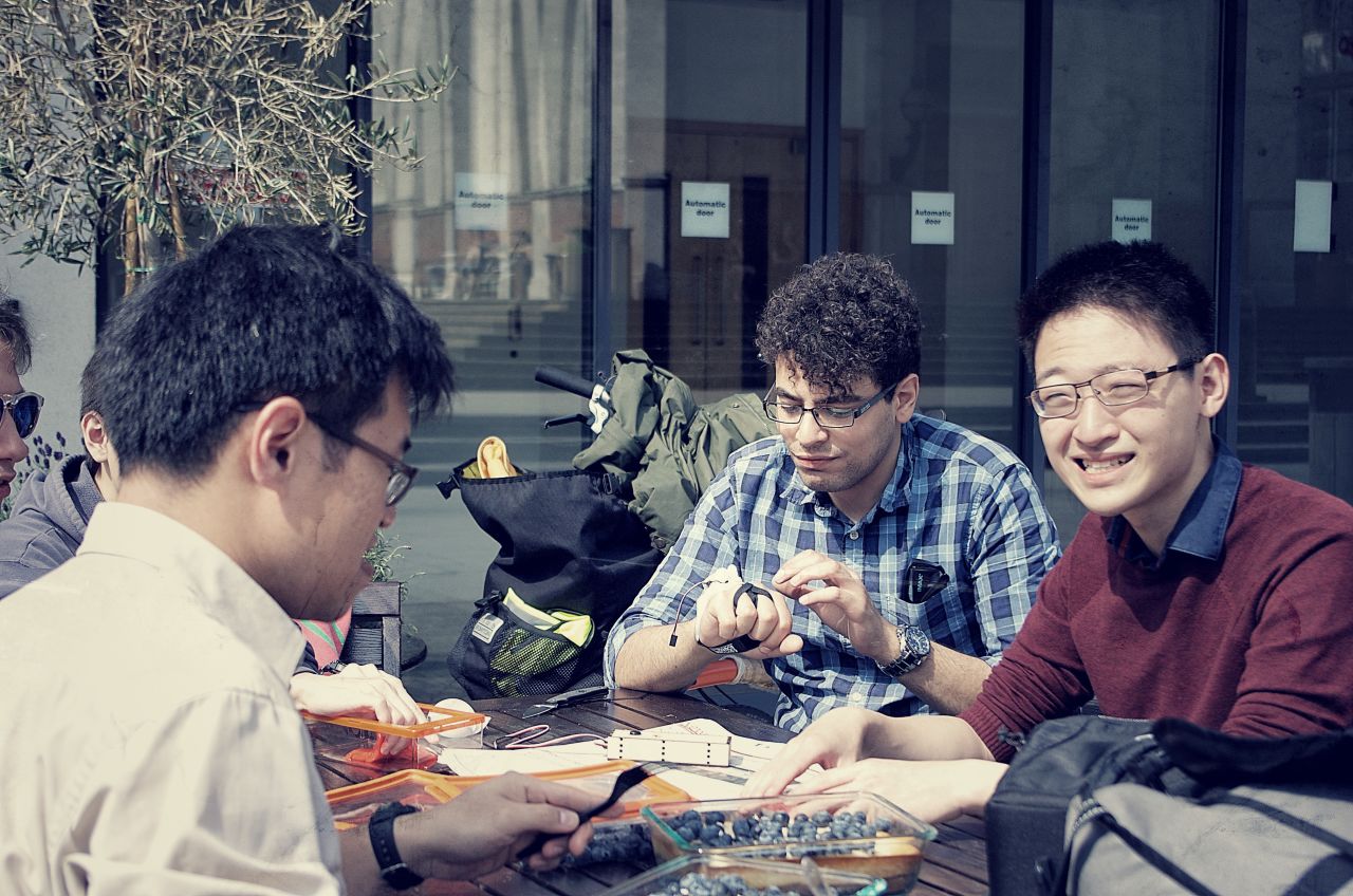 The team at GyroGlove are volunteers, made up mainly of engineering and graduate students in London.