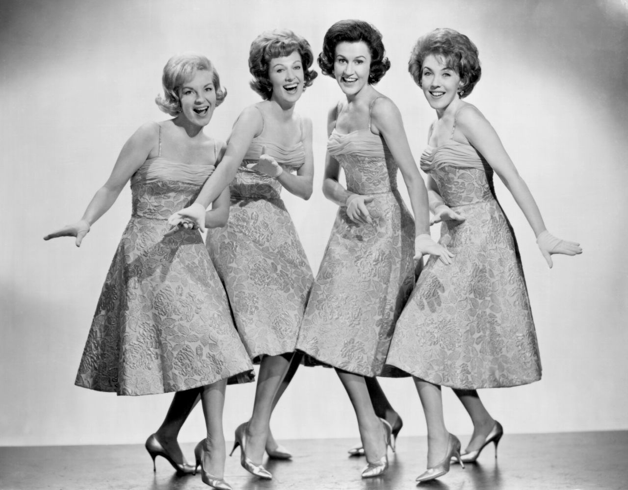 The Chordettes, an all-female a cappella group founded by the daughter of a barbershop singer, topped the pop charts in 1954 with a dreamy tune, "Mr. Sandman," featuring dulcet four-part harmonies. The group scored a second smash hit with their 1958 take on the Ronald & Ruby song, "Lollipop."    