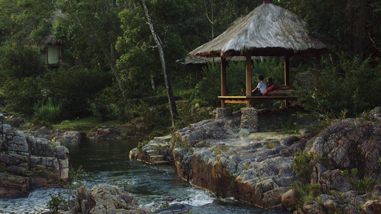 The director's lifestyle brand owns properties including the Blancaneaux Lodge (pictured) and Turtle Inn in Belize, Palazzo Margherita in Italy, La Lancha in Guatemala and Jardin Escondido in Argentina.