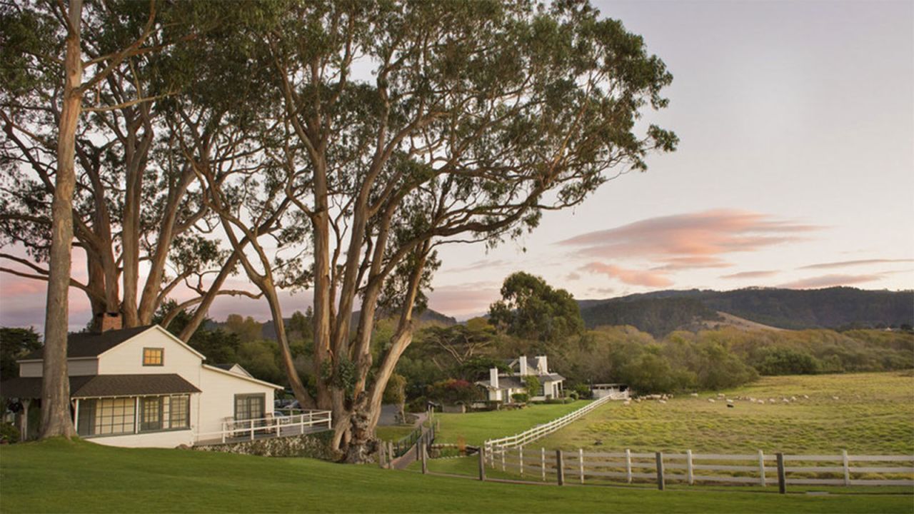 Located in Carmel-by-the-Sea, California, this charming property sits on 22 acres and boasts 31 rooms, a tennis court, fitness center and on-site dining.