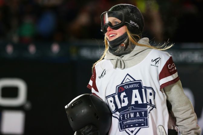 The unfamiliar surroundings of Fenway Park were no problem for Julia Marino who won the ladies snowboarding final Thursday.