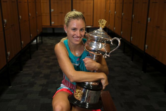 Kerber was soon being congratulated by her fellow players, past and present, on social media. 