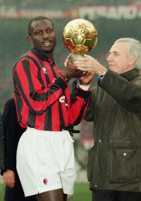 Wenger signed Liberian player George Weah while at Monaco. He went on to become the first, and only African player to date, to win FIFA World Player of the Year. 