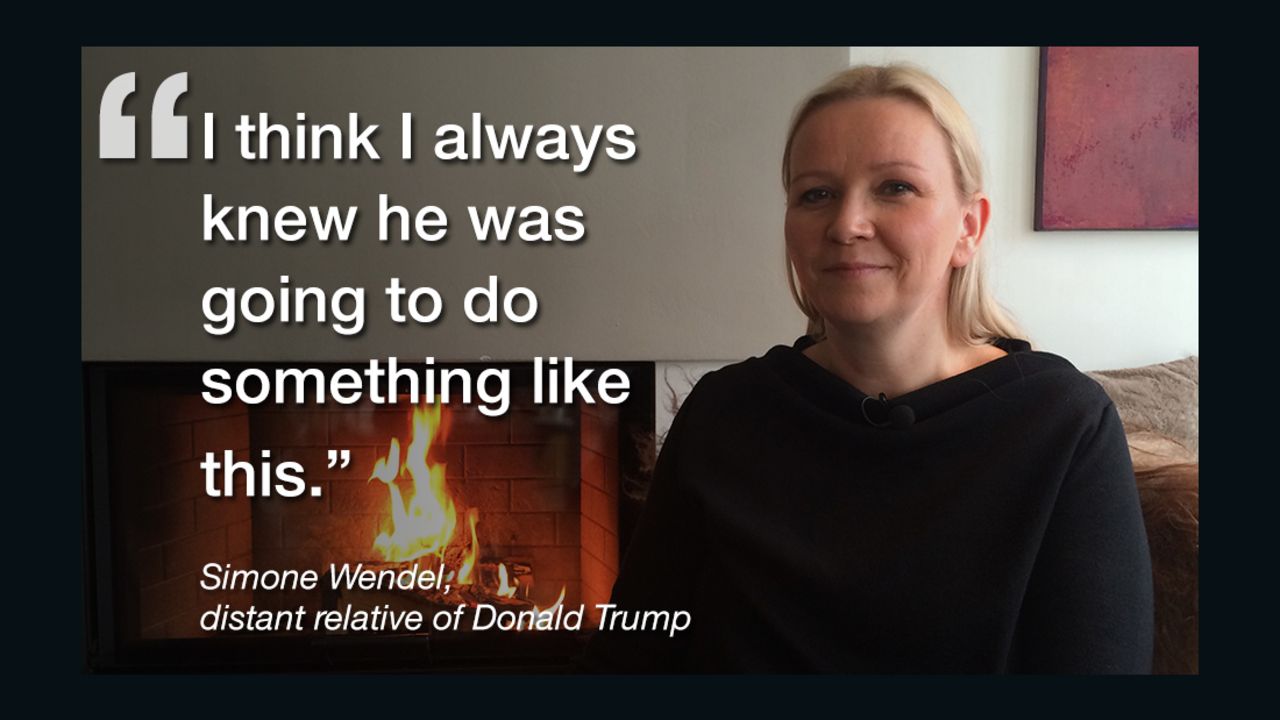 Trump German roots Simone Wendel