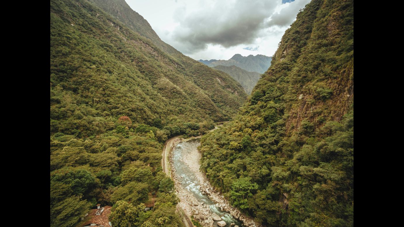 There's no way to drive to Peru's Machu Picchu. Visitors either hike for days on the Inca Trail or ride a train that snakes its way through the Andes along the Urubamba River. 