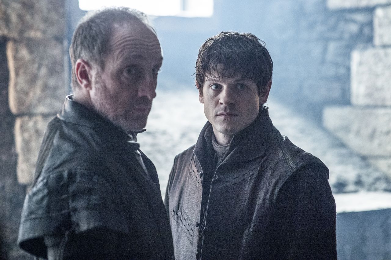 The sadistic Boltons -- father Roose (Michael McElhatton, left) and legitimized son Ramsay (Iwan Rheon) -- look set to return to flay some more victims in season 6. But judging by new trailers, their army appears under attack from several fronts.