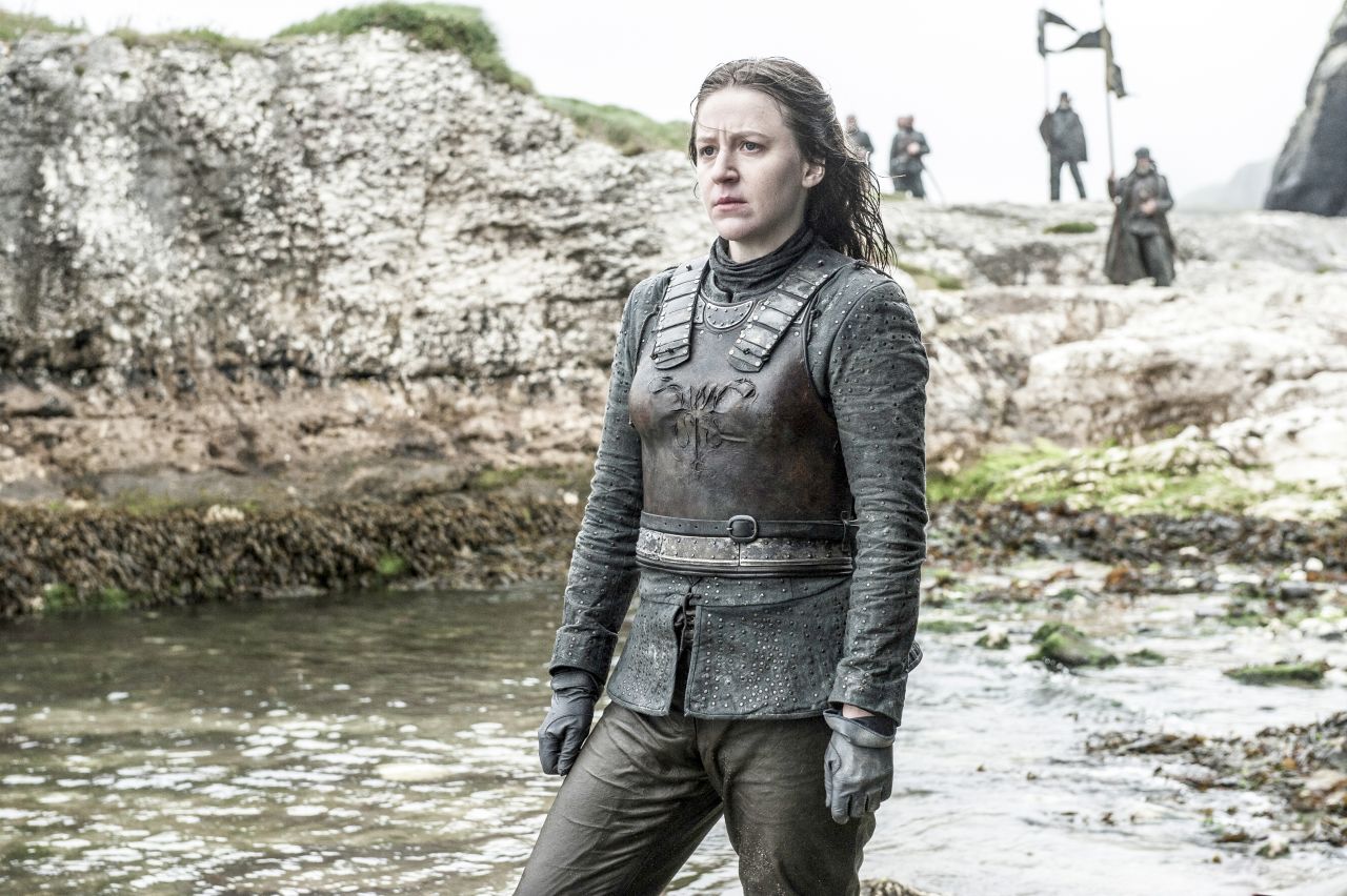 Balon's daughter, Yara (Gemma Whelan), is one of the series' many strong female characters. She may be ready to seek vengeance on those who wronged her brother, Theon.