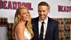 NEW YORK, NY - FEBRUARY 08:  Actors Blake Lively (L) and Ryan Reynolds attend the "Deadpool" fan event at AMC Empire Theatre on February 8, 2016 in New York City.  (Photo by Dimitrios Kambouris/Getty Images)