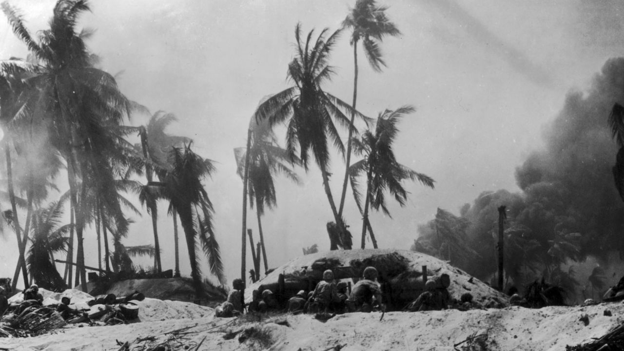 In November 1943, U.S. Marines attacked Japanese forces after landing on a beach at Tarawa, on the South Pacific Kiribati Islands, formerly the Gilbert Islands. Both U.S. and Japanese military members were plagued by malaria during World War II, but Japanese forces were not as well equipped to deal with the disease.