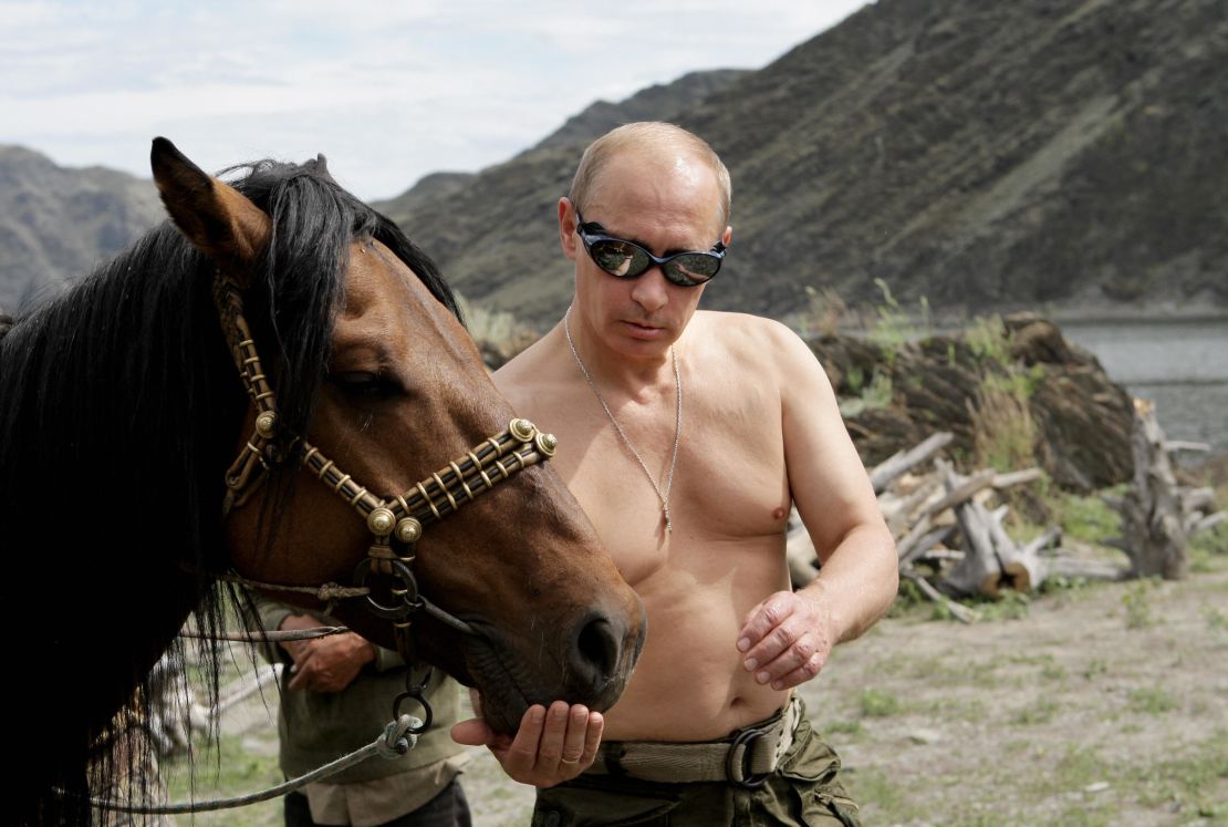 Putin met this horse during a vacation in Kyzyl, Southern Siberia in 2009.