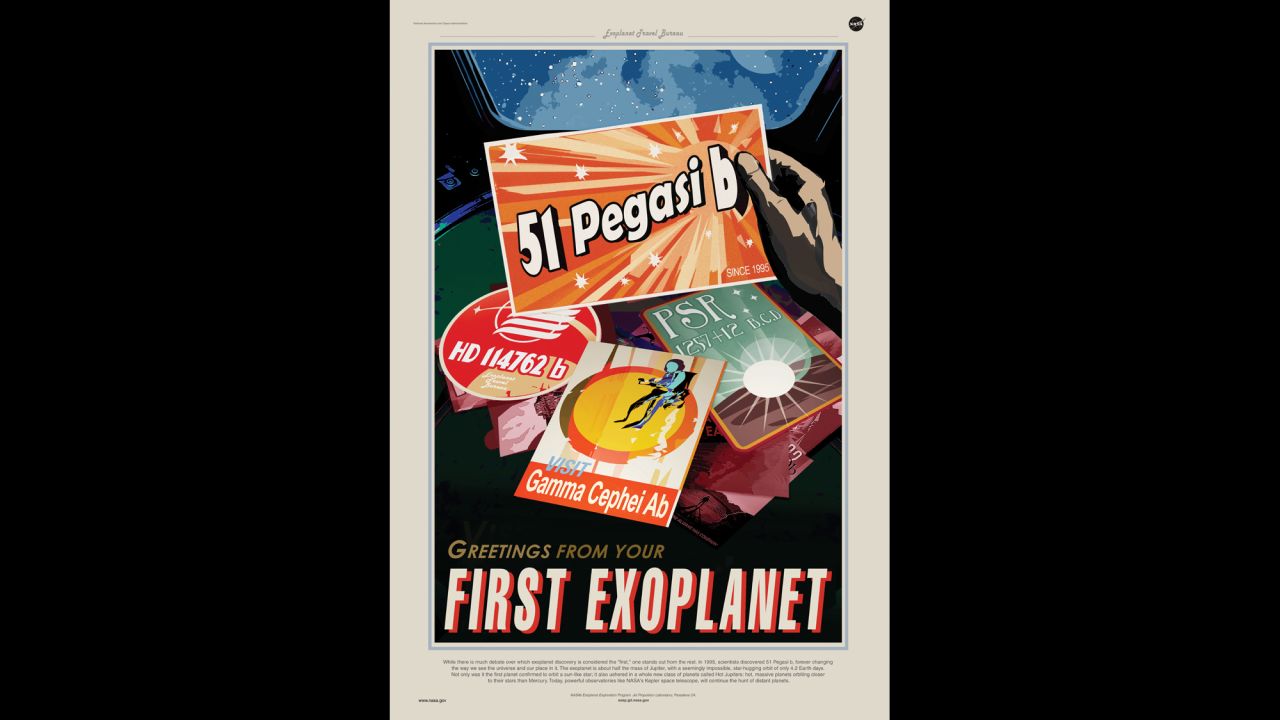 In 1995, scientists discovered 51 Pegasi b. The <a href="http://exep.jpl.nasa.gov/" target="_blank" target="_blank">exoplanet</a> is about half the mass of Jupiter. 