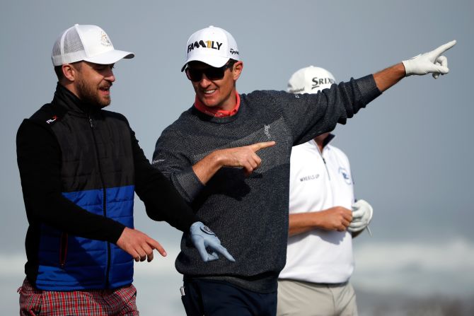 Golfer Justin Rose is usually the most popular Justin on the PGA tour. But not this weekend as he partners singer, actor and eager golfer, Justin Timberlake.