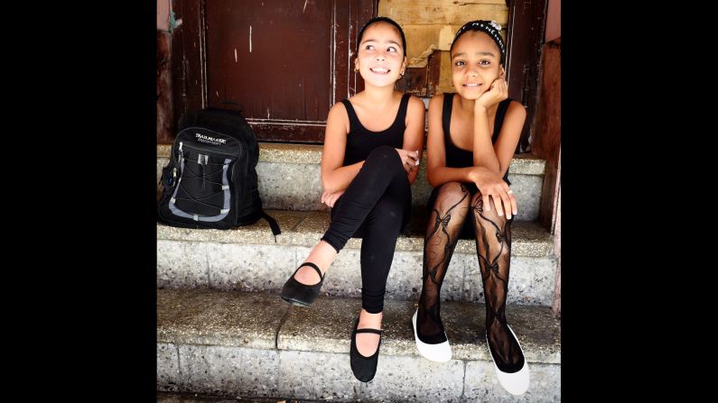 CUBA: Waiting for ballet class in Centro Habana. Photo by CNN's Patrick Oppmann <a href="index.php?page=&url=http%3A%2F%2Finstagram.com%2Fcubareporter" target="_blank" target="_blank">@cubareporter</a>, February 13.