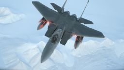 An F-15C Eagle from the 144th Fighter Wing flies above the High Arctic Oct. 22, 2015. From Oct. 15-26, 2015, approximately 700 members from the Canadian Armed Forces and the U.S. Air Force, Navy, and Air National Guard deployed to Iqaluit, Nunavut, and 5 Wing Goose Bay, Newfoundland and Labrador, for Exercise Vigilant Shield 16. (U.S. Air National Guard photo/Master Sgt. David J. Loeffler) 