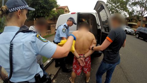 Australian police make arrests in relation to the transpotation and manufacture of large quanities of 'ice'.
