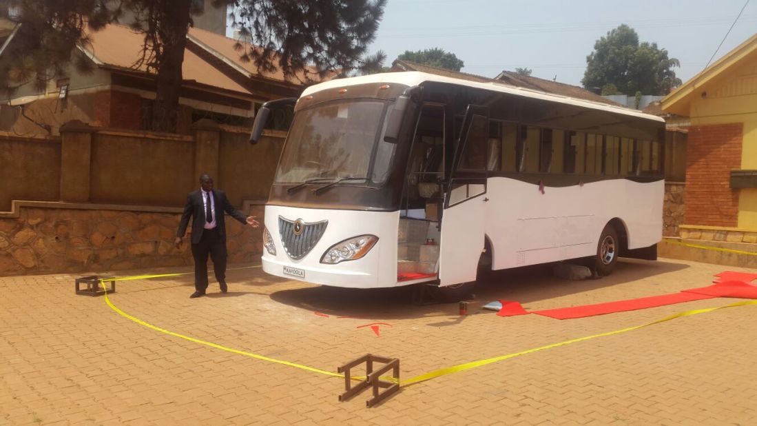Kiira Motors has also launched <a href="http://edition.cnn.com/2016/02/15/africa/africa-solar-bus-kiira-uganda/index.html" target="_blank">Africa's first solar-powered bus. </a>The bus has 35 seats, and is powered by two batteries. It can travel up to 50 miles straight. 