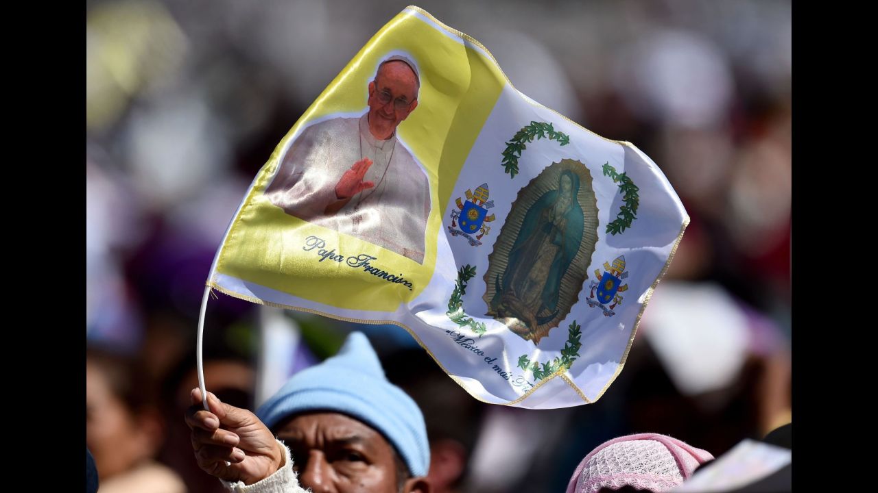 Thousands of indigenous Mexicans flocked to a field in San Cristobal de Las Casas to celebrate Mass with Pope Francis on February 15.