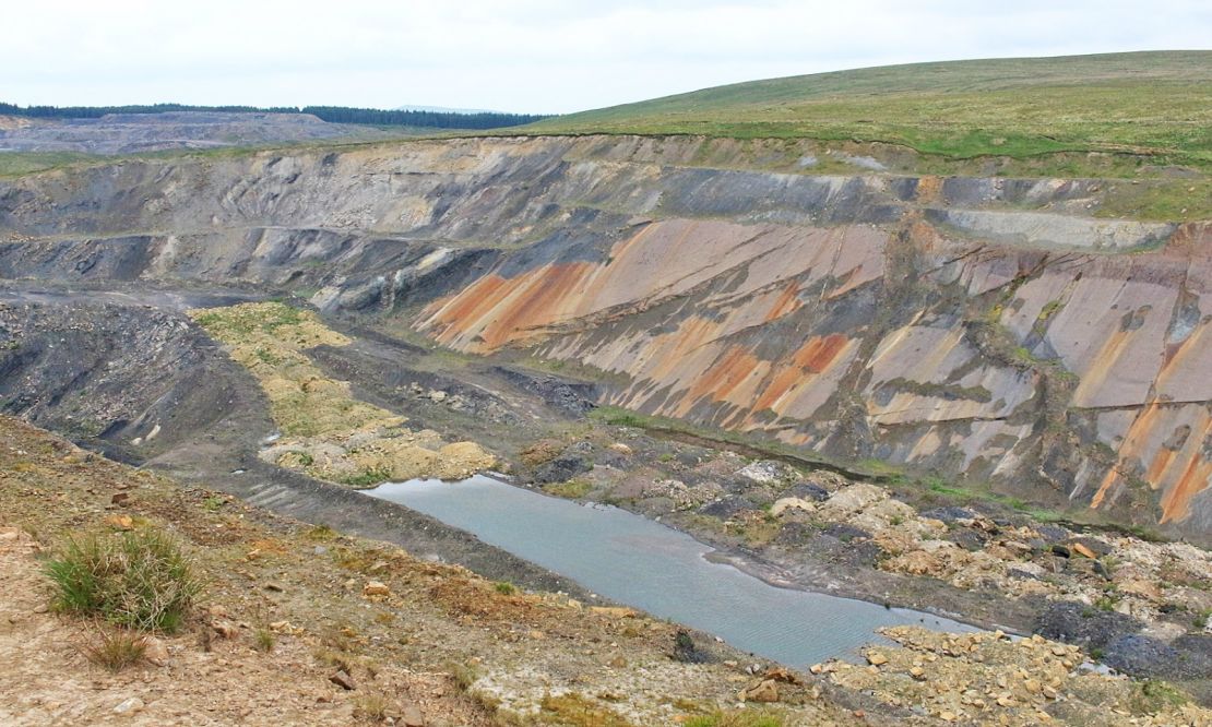 How the site of the Spireslack mine near Glenbuck looks today.