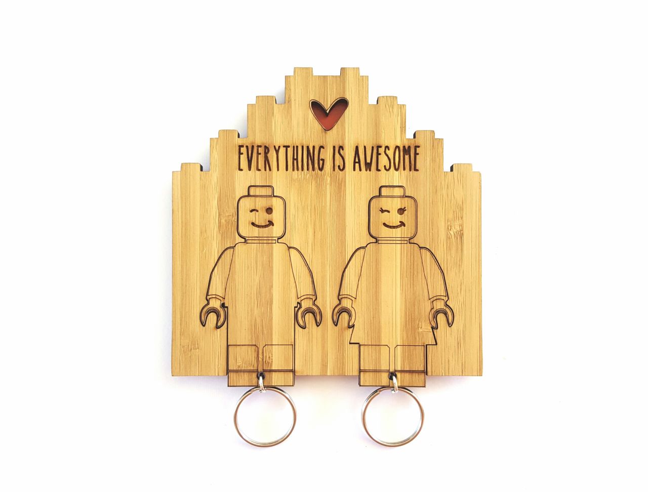 "These keyring sets have been flying off the shelves," adds Marx, of laser-cut decor store Hallo Jane.