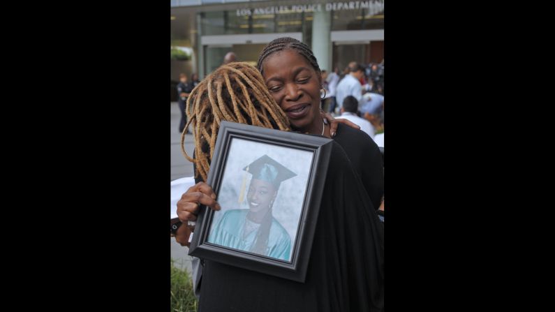 A homeless man found the body of Janecia Peters, 25, on January 1, 2007. She had been shot in the back and placed in a garbage bag.