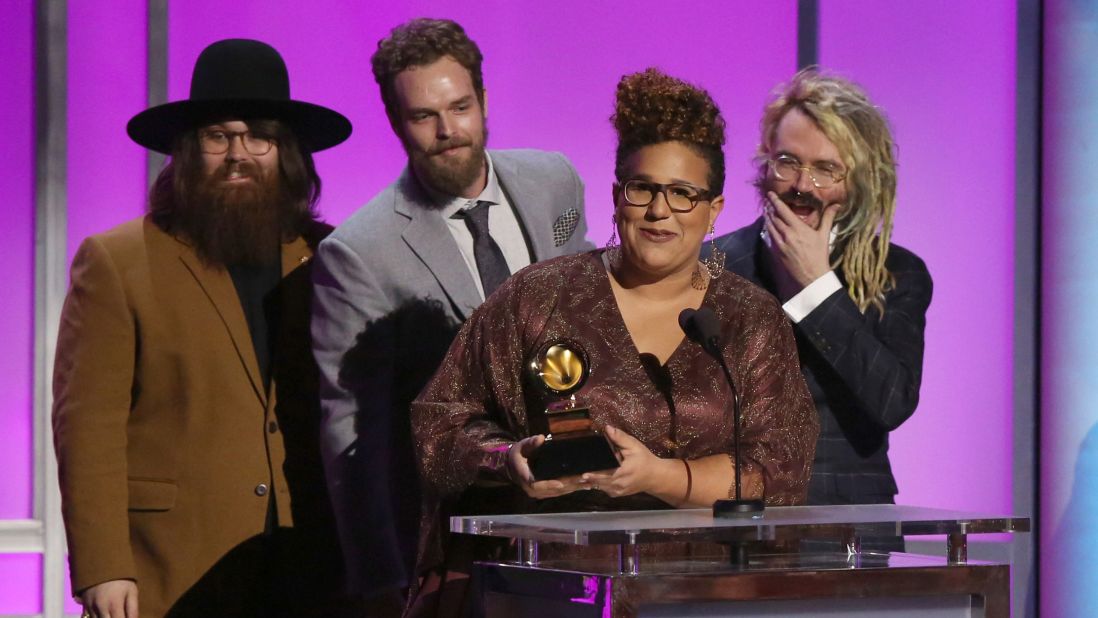"Sound & Color," Alabama Shakes. The band later won best rock performance for "Don't Wanna Fight."