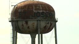 On some days, the tap water in St. Joseph is the same rusty color as the water tower.