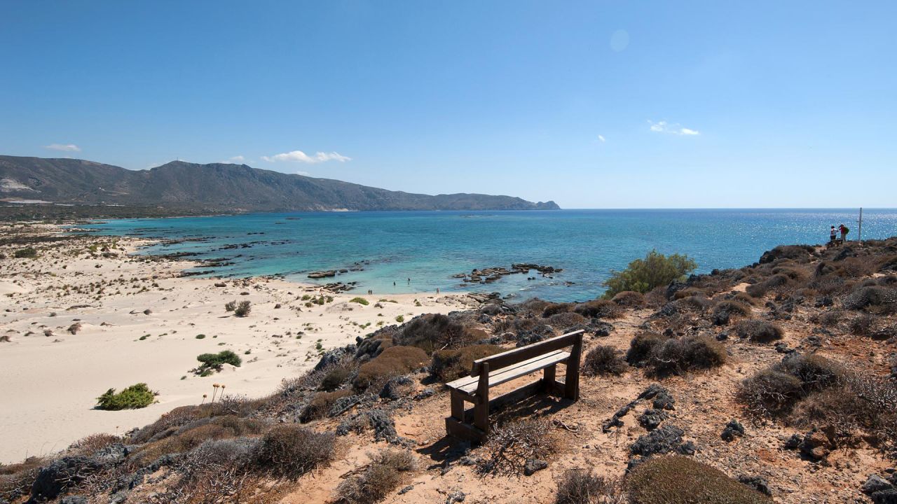 Greece's Elafonissi Beach is "heaven on earth," one reviewer says.