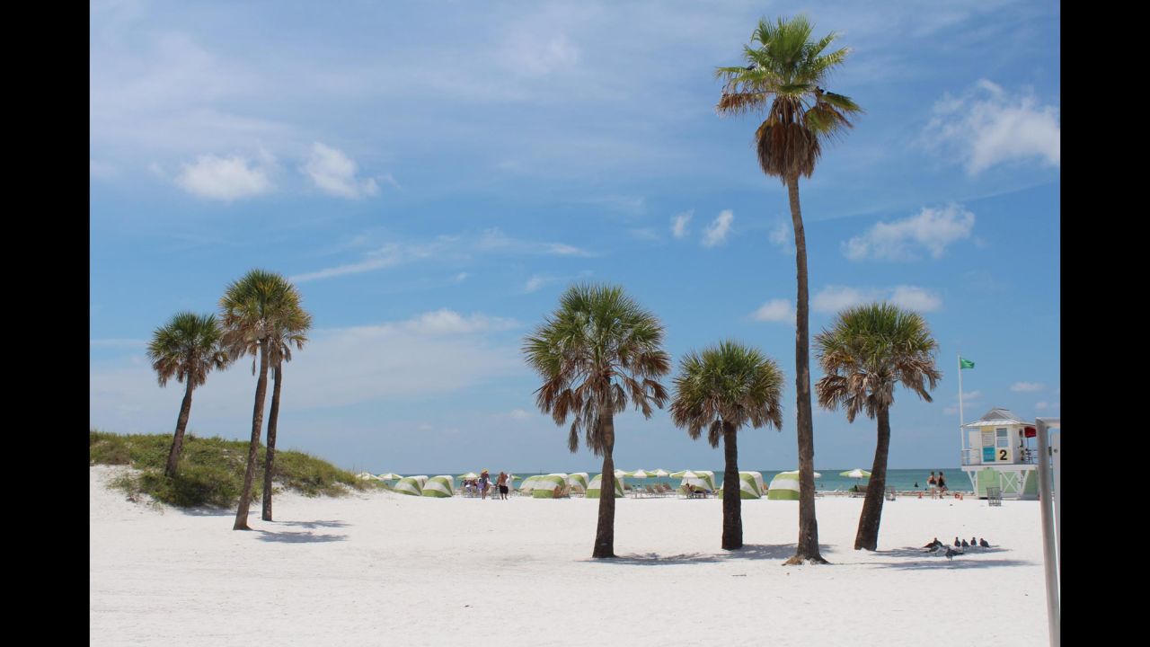 Florida's Clearwater Beach is No. 20 on TripAdvisor's global list of best beaches and No. 1 on the U.S. list.